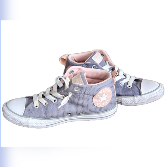 Converse CTAS Street Mid Dolphin White Pink - Picture 8 of 12